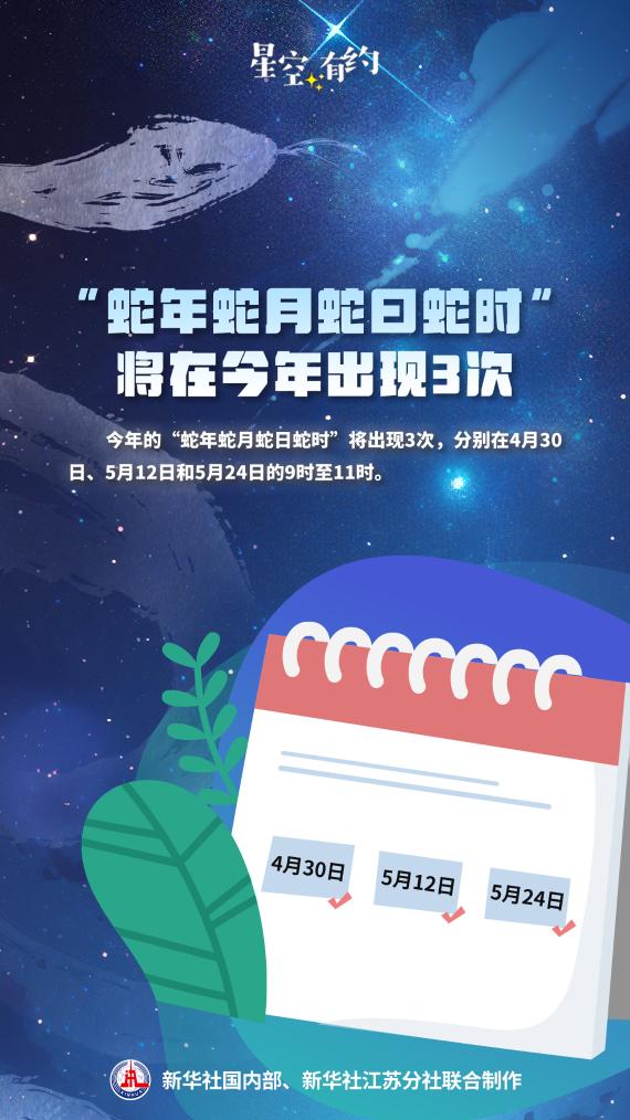 4月30日將迎來今年首個“蛇年蛇月蛇日蛇時”